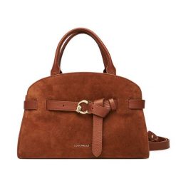 Torebka Coccinelle. Brązowe torebki klasyczne Coccinelle, bez wzorów, klasyczne, bez dodatków. Za 1,699.00 zł.