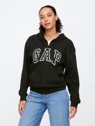GAP Bluza w kolorze czarnym rozmiar: XL. Czarne bluzy GAP, xl, bez wzorów, bez kaptura. Za 149.66 zł.