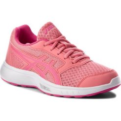 Buty ASICS - Stormer 2 T893N Peach Petal/Fuchsia Purple 700. Czerwone buty do biegania ASICS, bez wzorów, z materiału, bez zapięcia, do biegania. W wyprzedaży za 159.00 zł.