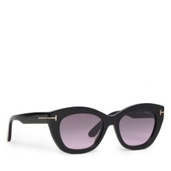 Okulary przeciwsłoneczne Tom Ford. Czarne okulary przeciwsłoneczne TOM FORD, bez wzorów. Za 1,098.99 zł.