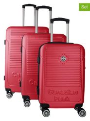 Canadian Peak 3-częściowy zestaw "Santiagoeak" w kolorze czerwonym rozmiar: onesize. Czerwone walizki Canadian Peak. Za 404.99 zł.