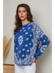 So Cachemire Sweter "Adony" w kolorze niebieskim rozmiar: XL. Niebieskie swetry So Cachemire, xl, bez wzorów, z kaszmiru, bez ramiączek. Za 250.35 zł.