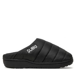 Kapcie Subu. Czarne kapcie Subu, bez wzorów. Za 149.99 zł.