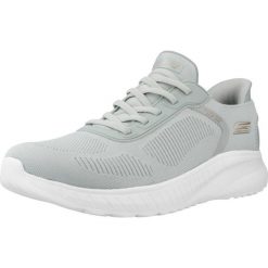 Buty SKECHERS BOBS SQUAD CHAOS Zielony. Zielone buty treningowe Skechers, bez wzorów, z dzianiny, bez zapięcia, trekkingowe, skechers sport. Za 342.09 zł.