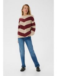 Kaffe Sweter w kolorze beżowym rozmiar: XL. Brązowe swetry Kaffe, xl, bez wzorów, bez ramiączek. Za 165.99 zł.