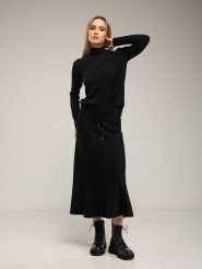 Tantra Spódnica w kolorze czarnym rozmiar: onesize. Czarne spódnice Tantra, bez wzorów, maxi. Za 165.99 zł.