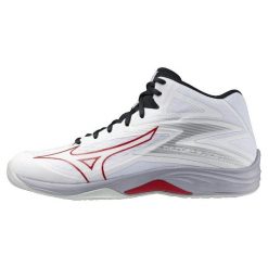 Buty do siatkówki Dorosły Mizuno Thunder Blade Z biały. Białe buty sportowe lifestyle Mizuno, bez wzorów, sportowe, bez zapięcia. Za 340.45 zł.