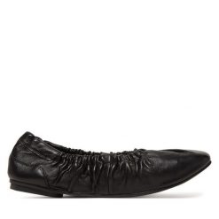 Baleriny Bronx. Czarne baleriny Bronx, bez wzorów, bez obcasa, bez zapięcia. Za 169.99 zł.