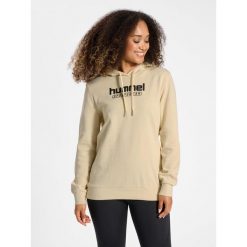 Sweat bluza z kapturem dla kobiet Hummel Booster. Brązowe bluzy z kapturem Hummel, na zimę, xs, bez wzorów, z bawełny, z kapturem, na fitness i siłownię. Za 240.65 zł.