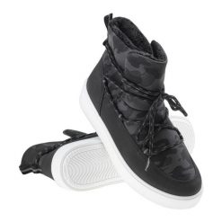 Buty Iguana Nazefi Mid W 92800330985 czarne. Czarne buty treningowe bez wzorów, z materiału, bez zapięcia. Za 218.75 zł.