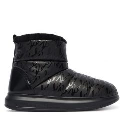 Śniegowce KARL LAGERFELD. Czarne śniegowce KARL LAGERFELD, bez wzorów, bez zapięcia. Za 1,009.00 zł.
