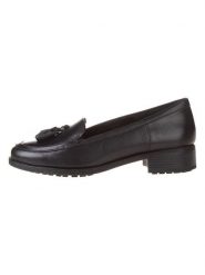 Clarks Skórzane mokasyny "Havisham Edge" w kolorze czarnym rozmiar: 40. Czarne mokasyny Clarks, bez wzorów. Za 249.95 zł.