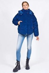 LEE PUFFER JACKET DAMSKA KURTKA PUCHOWA WASHED BLUE L56VMGLR. Niebieskie kurtki Lee, na zimę, l, bez wzorów, z puchu, bez kaptura. Za 369.99 zł.