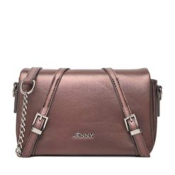 Torebka JENNY. Brązowe listonoszki Jenny, bez wzorów, bez dodatków. Za 119.99 zł.