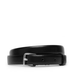 Pasek Calvin Klein. Czarne paski Calvin Klein, bez wzorów. Za 169.99 zł.