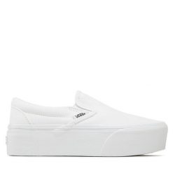 Tenisówki Vans. Białe trampki Vans, bez wzorów, bez zapięcia, vans classic. Za 369.99 zł.