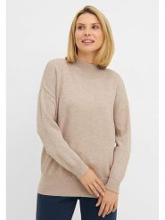 Bench Sweter "Hedda" w kolorze beżowym rozmiar: 38. Brązowe swetry Bench, bez wzorów, bez ramiączek. Za 151.17 zł.