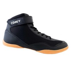 Buty do zapasów Core - EU40 - UK 6.5. Czarne buty treningowe CORE, bez wzorów, bez zapięcia. Za 309.00 zł.