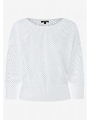 More & More Sweter w kolorze białym rozmiar: 42. Białe swetry More & More, bez wzorów, bez ramiączek. Za 98.87 zł.