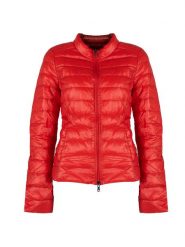 Patrizia Pepe Kurtka "Light Down" | CS0178/A503 | Kobieta | Czerwony. Czerwone kurtki Patrizia Pepe, bez wzorów, z poliamidu, eleganckie, bez kaptura. W wyprzedaży za 499.00 zł.