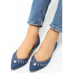 Niebieskie Balerinki Flean. Baleriny marki Born2be. Za 39.99 zł.