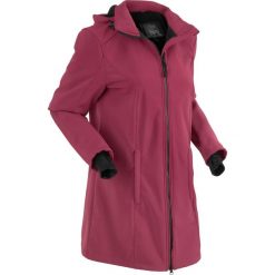 Kurtka softshell z podszewką barankiem bonprix czerwony rododendron. Kurtki marki bonprix. Za 239.99 zł.