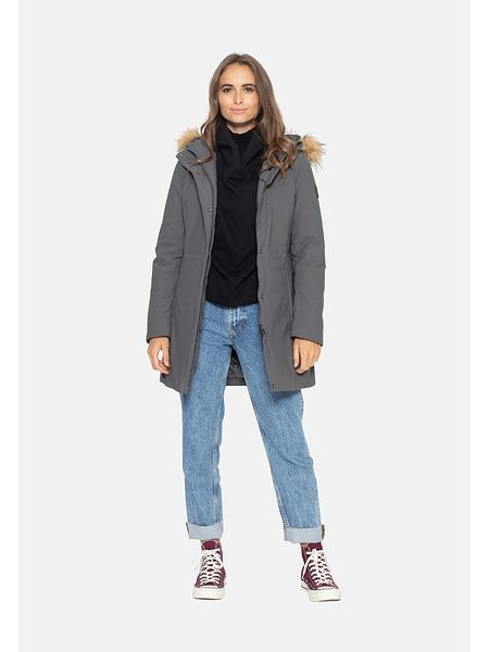 Northwood Parka "Arina" w kolorze szarym rozmiar: L. Szare płaszcze Northwood, l, bez wzorów, bez kaptura. Za 201.55 zł.