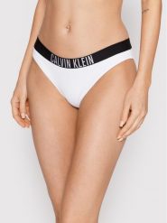 Calvin Klein Swimwear Dół od bikini Classic KW0KW01859 Biały. Białe bikini Calvin Klein Swimwear, bez wzorów, z syntetyku. Za 109.99 zł.