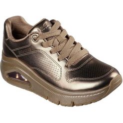 Buty sportowe damskie Skechers Uno Icon Lustrous Air. Brązowe buty treningowe Skechers, bez wzorów, z syntetyku, bez zapięcia. Za 490.00 zł.
