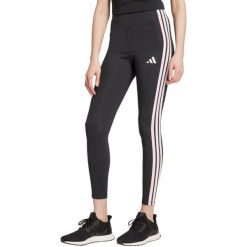 Legginsy damskie adidas Essentials Cotton - wysoki stan, bawełniane. Czarne legginsy adidas, bez wzorów, z bawełny, sportowe, długie. Za 102.99 zł.