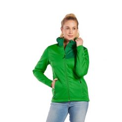 Kurtka damska Erima Softshell Performance. Zielone kurtki przejściowe sportowe Erima, xs, bez wzorów, z materiału, bez kaptura, trekkingowe. W wyprzedaży za 201.00 zł.