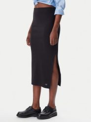 Calvin Klein Jeans Spódnica ołówkowa J20J225331 Czarny Slim Fit. Czarne spódnice Calvin Klein Jeans, l, bez wzorów, z bawełny, ołówkowe. Za 199.99 zł.