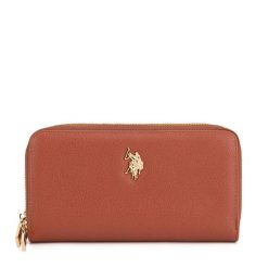 Portfel U.S. Polo Assn. Brązowe portfele U.S. Polo Assn., bez wzorów. Za 159.99 zł.