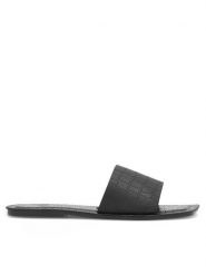 JENNY Klapki CT1011-3 Czarny. Czarne klapki Jenny, bez wzorów, z tworzywa sztucznego, bez obcasa, bez zapięcia. Za 39.99 zł.