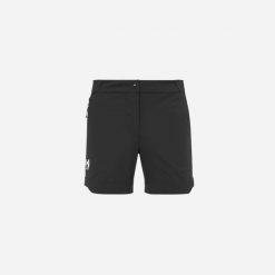 Spodenki trekkingowe damskie Millet Ubic Stretch Short W czarny Regular Fit. Czarne szorty Millet, bez wzorów, sportowe. Za 319.00 zł.