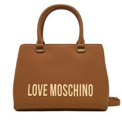 Torebka LOVE MOSCHINO. Brązowe torebki klasyczne Love Moschino, bez wzorów, bez dodatków. Za 499.99 zł.