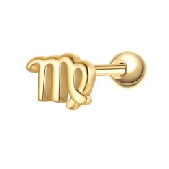Glanzstücke München Piercing Sterling Silber gelbgold Kolczyki 1 ct Damski. Żółte kolczyki Glanzstücke München, pozłacane. Za 110.49 zł.