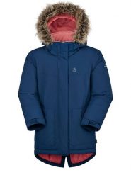 Kamik Parka "Ezra" w kolorze granatowym rozmiar: 116. Niebieskie płaszcze Kamik, m, bez wzorów, bez kaptura. Za 326.99 zł.