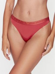 Emporio Armani Underwear Stringi 162468 3F235 03051 Brązowy. Brązowe stringi Emporio Armani Underwear, bez wzorów, z bawełny. Za 149.99 zł.