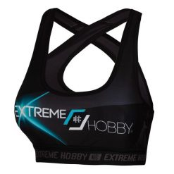 Stanik sportowy fitness siłownia MMA EXTREME HOBBY MT SPORT. Niebieskie biustonosze sportowe EXTREME HOBBY, bez wzorów, z elastanu, na fitness i siłownię. Za 129.00 zł.