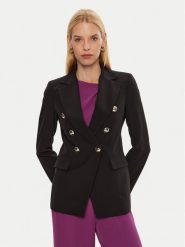 Maryley Marynarka 24IB139/43NE Czarny Regular Fit. Czarne marynarki i żakiety Maryley, m, bez wzorów, z syntetyku, bez ramiączek. Za 299.99 zł.