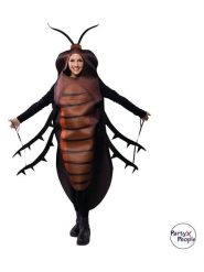 Party x People Kombinezon kostiumowy "Cockroach" w kolorze brązowym rozmiar: onesize. Brązowe kombinezony Party x People, z aplikacjami, bez kołnierzyka, bez ramiączek. Za 104.99 zł.