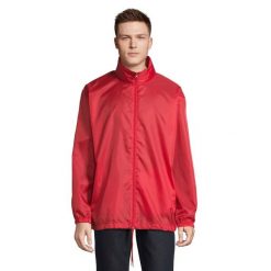 Kurtka Wiatrówka Unisex Dla Dorosłych. Czerwone kurtki SOL'S, s, bez wzorów, sportowe, bez kaptura. Za 77.99 zł.