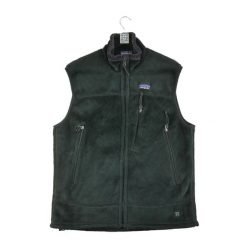 Second life - Kurtka polarowa Retro Made in USA dla kobiet - Jak nowy. Czarne kurtki Patagonia, bez wzorów, z polaru, retro, bez kaptura. Za 296.06 zł.