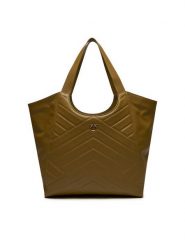 PINKO Torebka Tote Bag Puzzle 104536 A29Y V68Q Zielony. Zielone shopper bag Pinko, bez wzorów, ze skóry, bez dodatków. Za 1,149.00 zł.