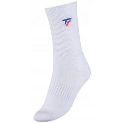 Skarpety tenisowe dla dorosłych 3pak Tecnifibre High Cut Classic Socks 3P. Białe skarpetki TECNIFIBRE, bez wzorów. Za 89.00 zł.