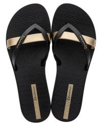 Japonki damskie Ipanema Kirei. Czarne japonki Ipanema, bez wzorów, z materiału, sportowe. Za 56.99 zł.