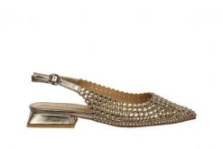 Sandały Alma En Pena V250488 Diva Bronze 207003, Złoty, Skóra ekologiczna - 37. Brązowe sandały Alma En Pena, z aplikacjami, ze skóry ekologicznej, eleganckie, bez obcasa, bez zapięcia. W wyprzedaży za 404.10 zł.