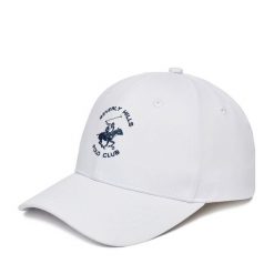 Czapka z daszkiem Beverly Hills Polo Club. Białe czapki z daszkiem Beverly Hills Polo Club, bez wzorów. Za 79.99 zł.