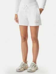 EA7 Emporio Armani Szorty sportowe 7W000269 AF12482 U0002 Biały Regular Fit. Białe szorty sportowe EA7 Emporio Armani, bez wzorów, z syntetyku. Za 389.99 zł.